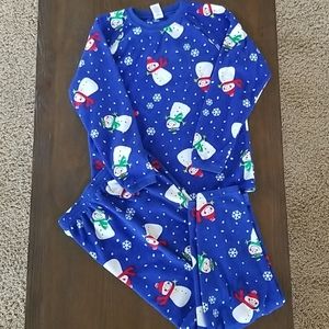 Snowman Pajamas-Youth Meduim